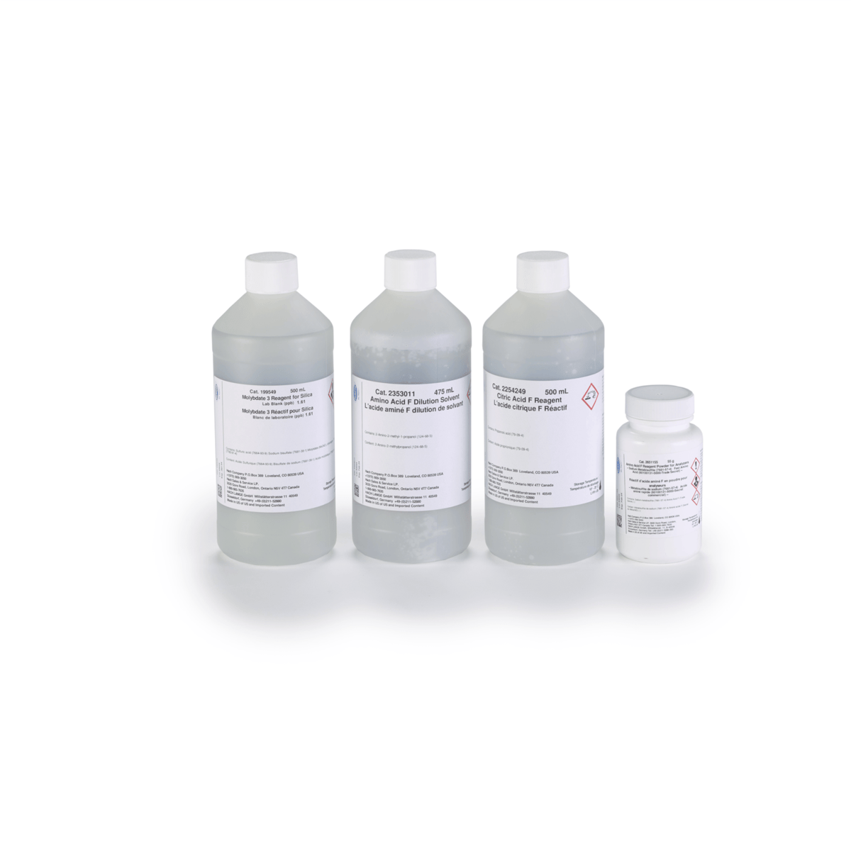 Hach Silica Reagent Set, Ultra Low Range Rapid Liquid™, 2678500