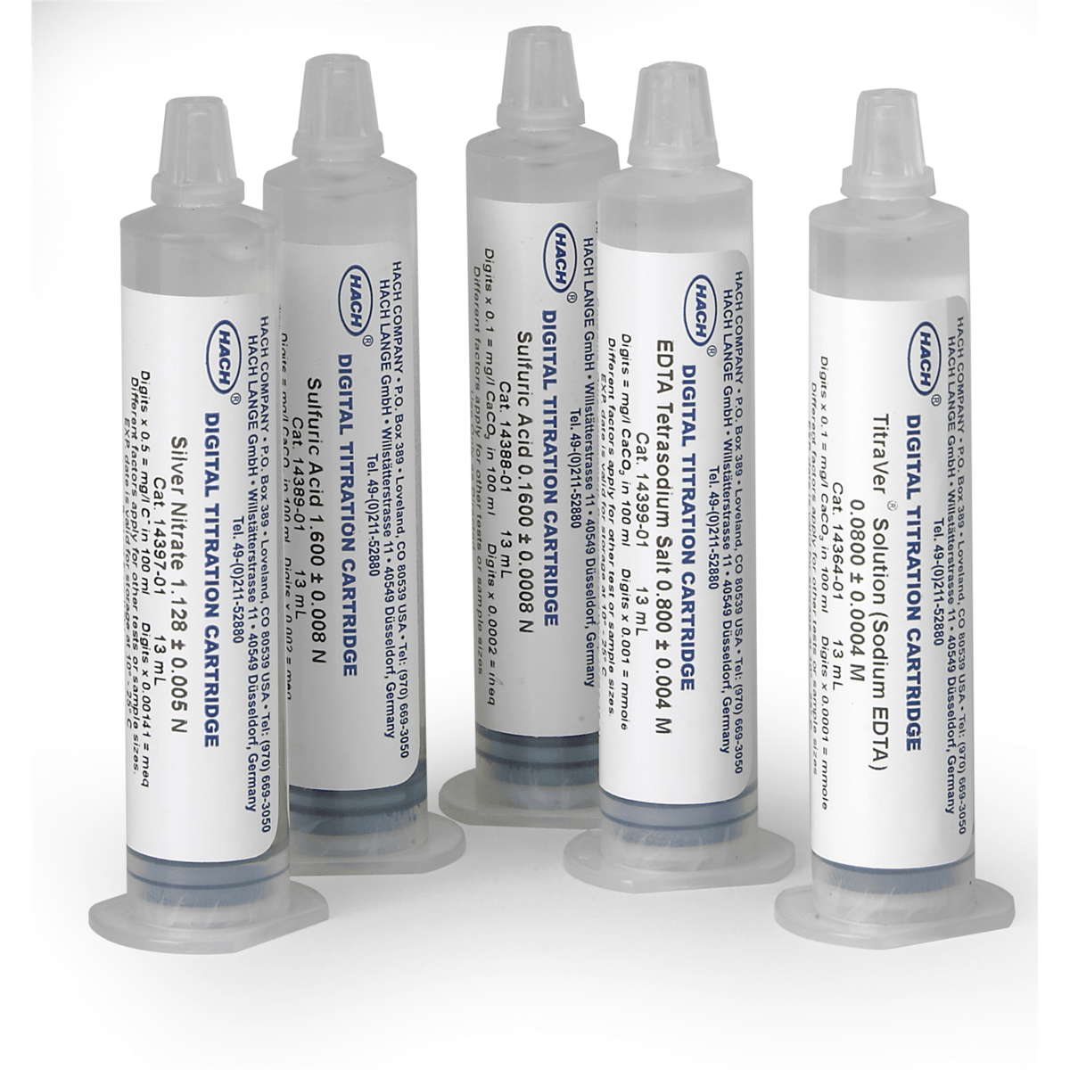 Hach Sodium Thiosulfate (Stabilized) Digital Titrator Cartridge, 2.26 N, 2686901