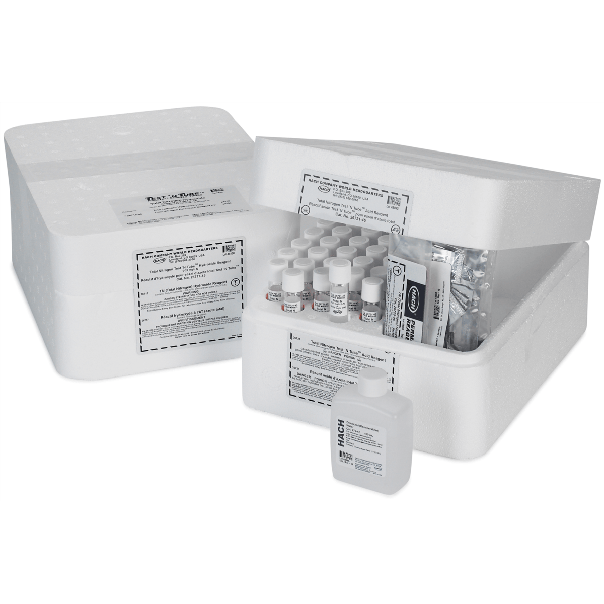 Hach Total Nitrogen Reagent Set, HR, TNT, 2714100