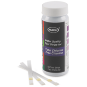 Hach Free & Total Chlorine Test Strips, 0-10 mg/L, 2745050
