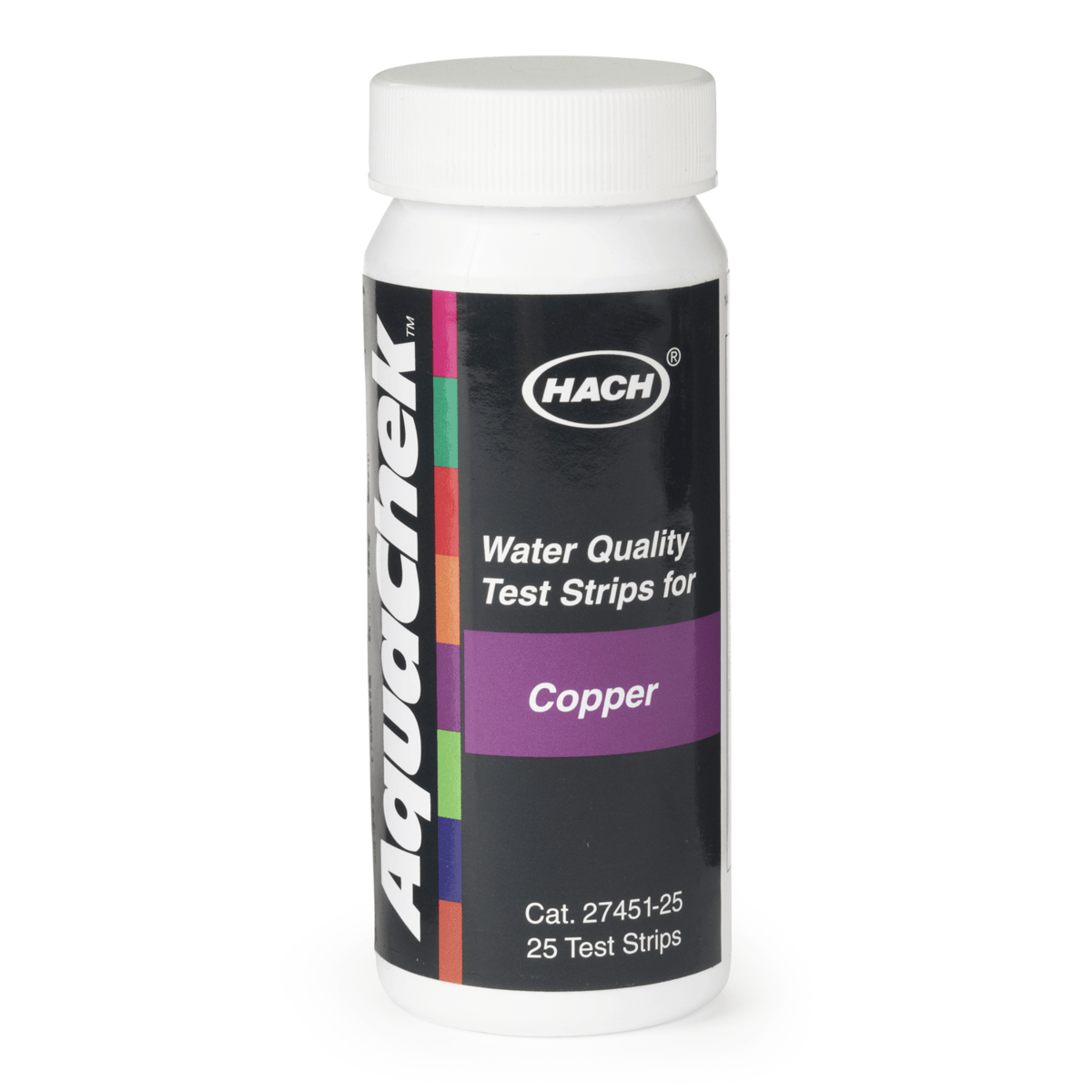 Hach Copper Test Strips, 0-3 mg/L, 2745125