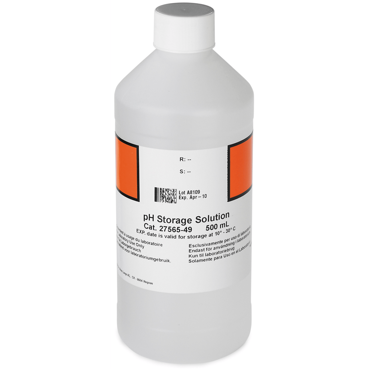 Hach pH Electrode Storage Solution, 500 mL, 2756549