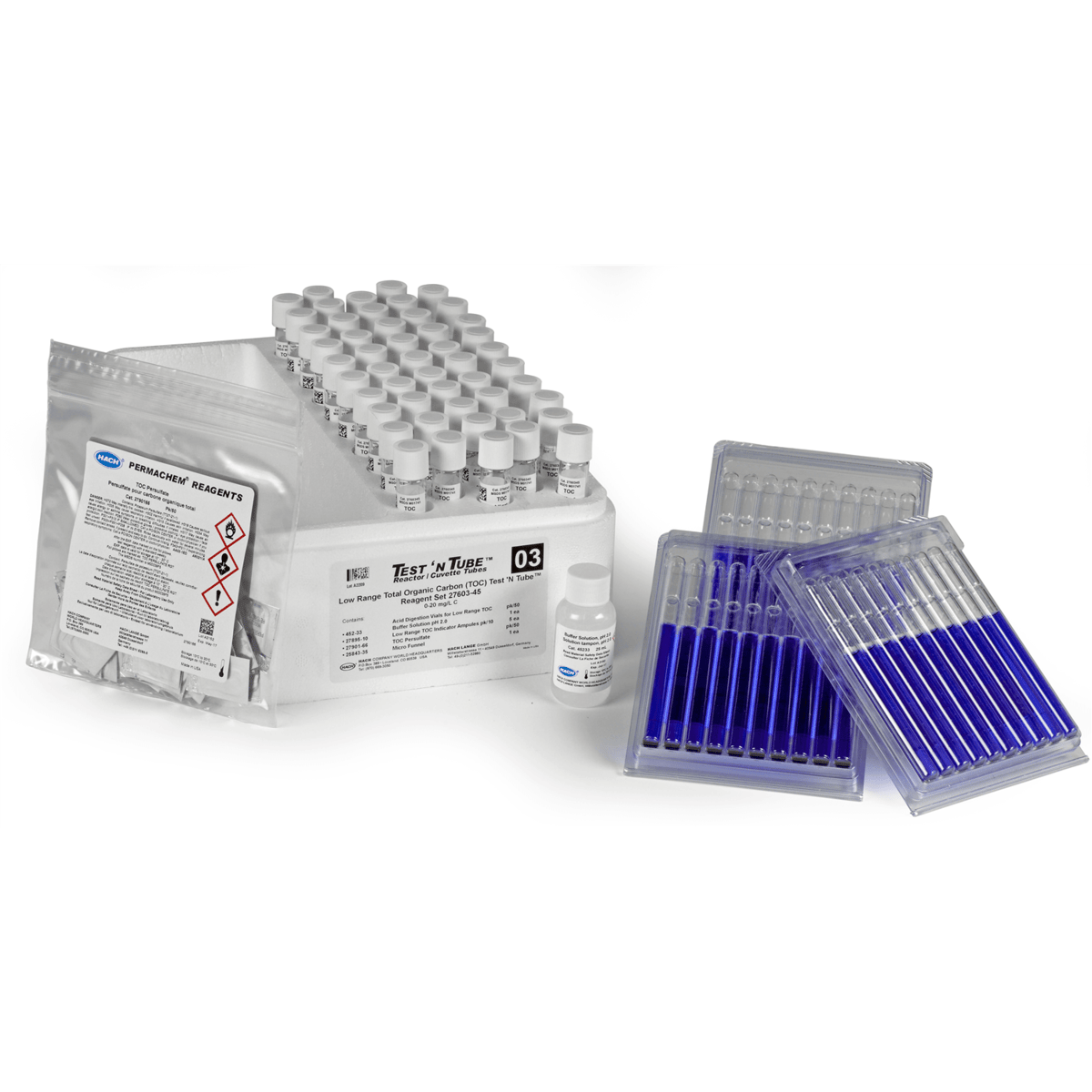 Hach Total Organic Carbon (TOC) Reagent Set, HR, 2760445