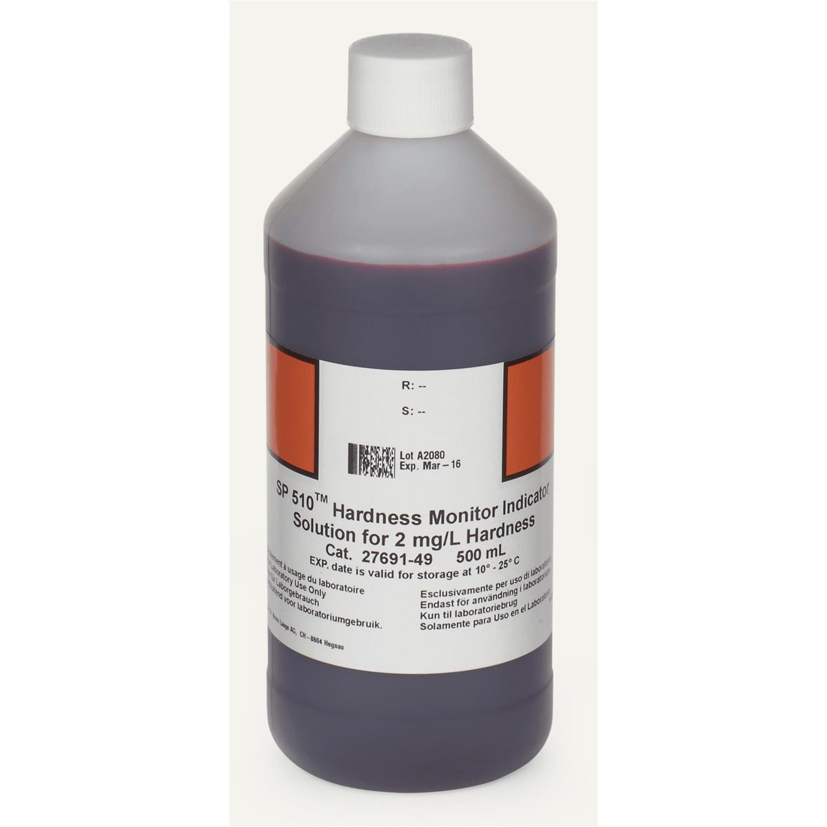 Hach Hardness indicator solution for HACH SP510, 0.5l, 2 mg/l, 2769149