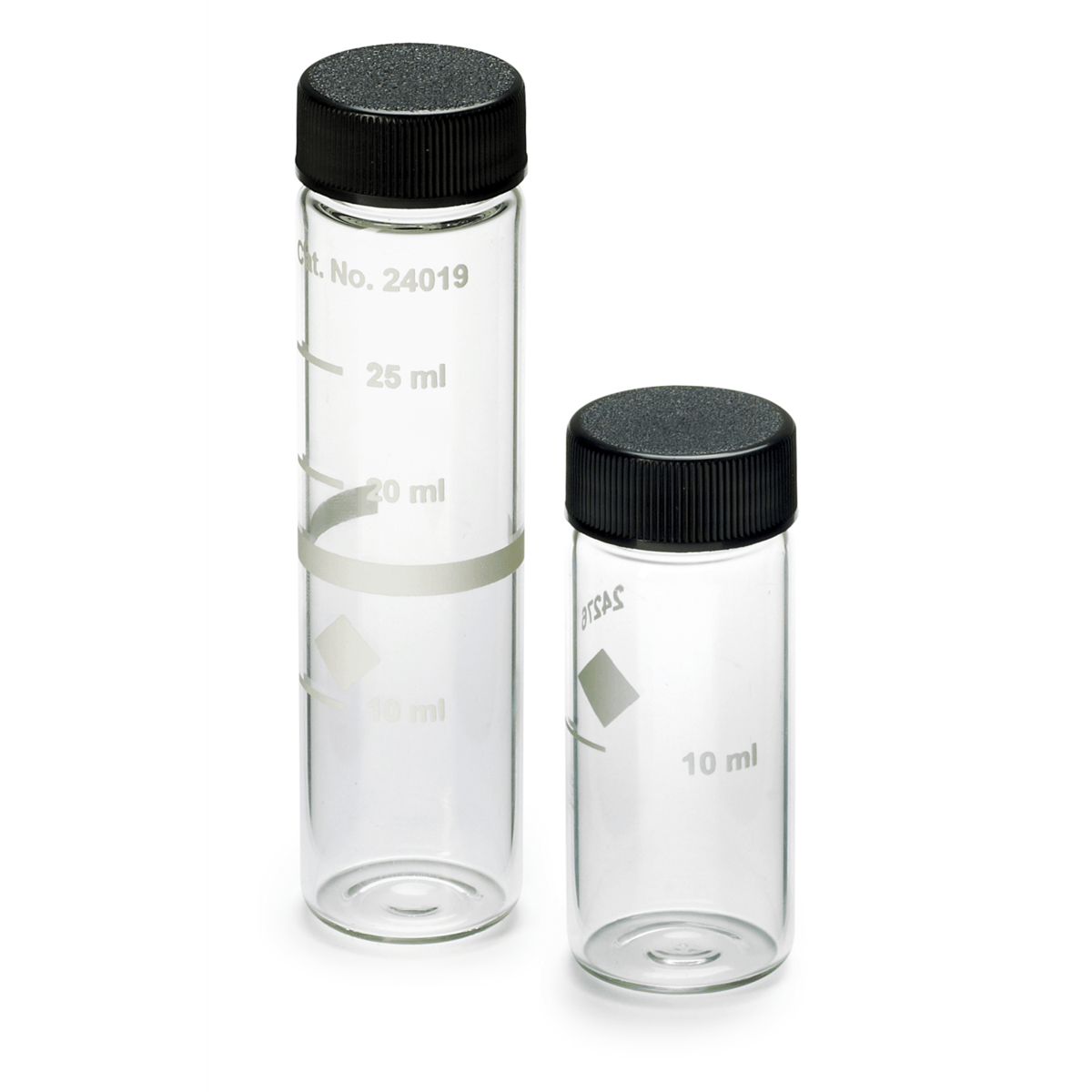 Hach Sample Cells, 1 inch round, pk/6 (4 x 10 mL, 2 x 25 mL), 2838300