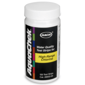 Hach Free Chlorine Test Strips, 0-600 mg/L, 100 tests, 2890200