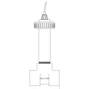 Hach CPVC Union Mount for Hach pHD Sensor, 6131300