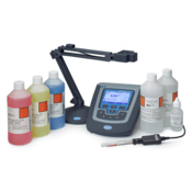 Hach HQ440D General Purpose Water Laboratory pH Meter Kit w/ PHC805 Refill Glass Electrode, 8505350