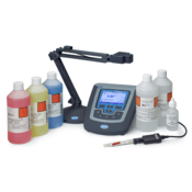 Hach HQ440D Laboratory pH Meter Kit w/ RedRod PHC735 Glass Refill Electrode, Dirty Sample, 8505450