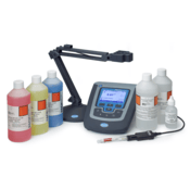 Hach HQ440D Laboratory pH Meter Package for High Alkalinity Samples w/ PHC705A Electrode, 8506450