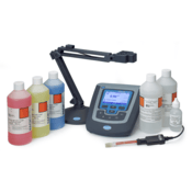Hach HQ440D Laboratory pH Meter Kit for Flat Surface w/ RedRod PHC729 Refill Electrode, 8507450