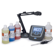 Hach HQ411D Laboratory Starter pH Meter Package w/ PHC101 Low Maintenance pH Electrode, 8509500