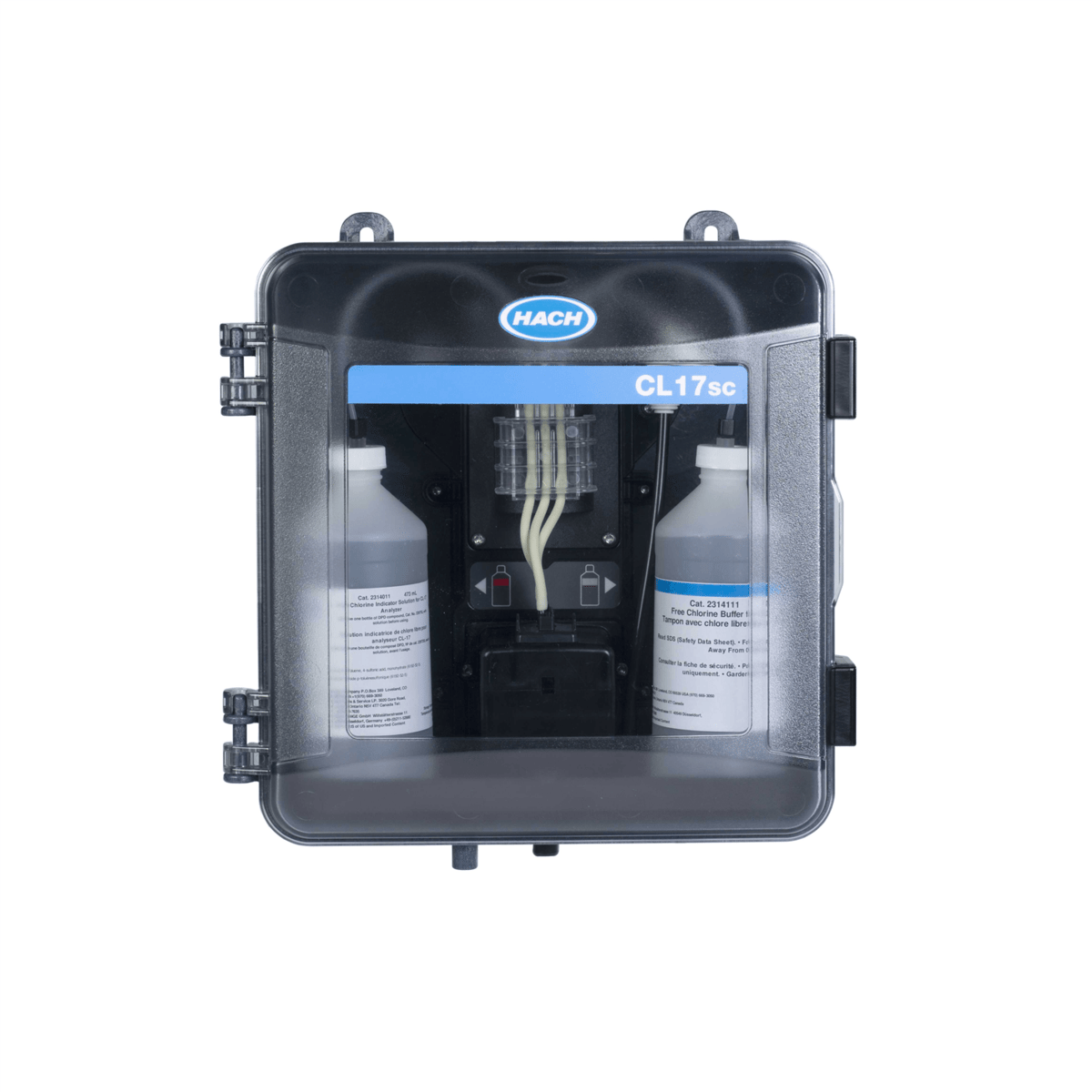 Hach CL17sc Colorimetric Chlorine Analyzer w/ Standpipe Install Kit, w/ out Reagents, 8572300