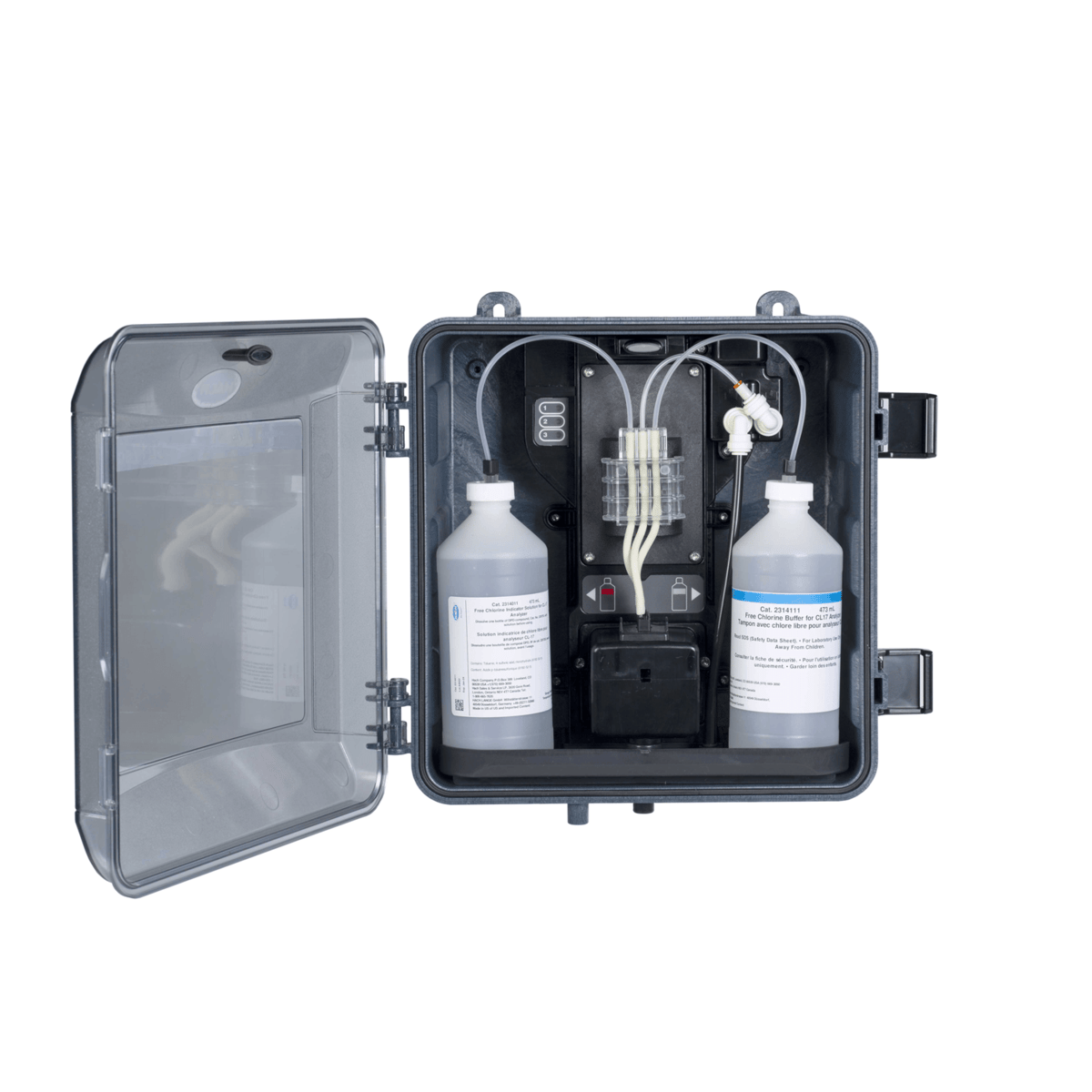 Hach CL17sc Colorimetric Chlorine Analyzer w/ Standpipe Install Kit, w/ out Reagents, 8572300