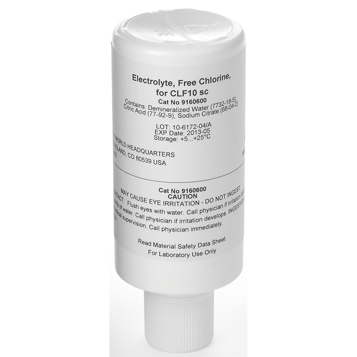 Hach Free Chlorine Electrolyte for CLF10sc, 9160600