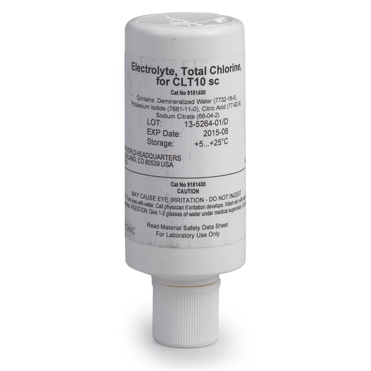 Hach Total Chlorine Electrolyte for CLT10 sc, 9181400