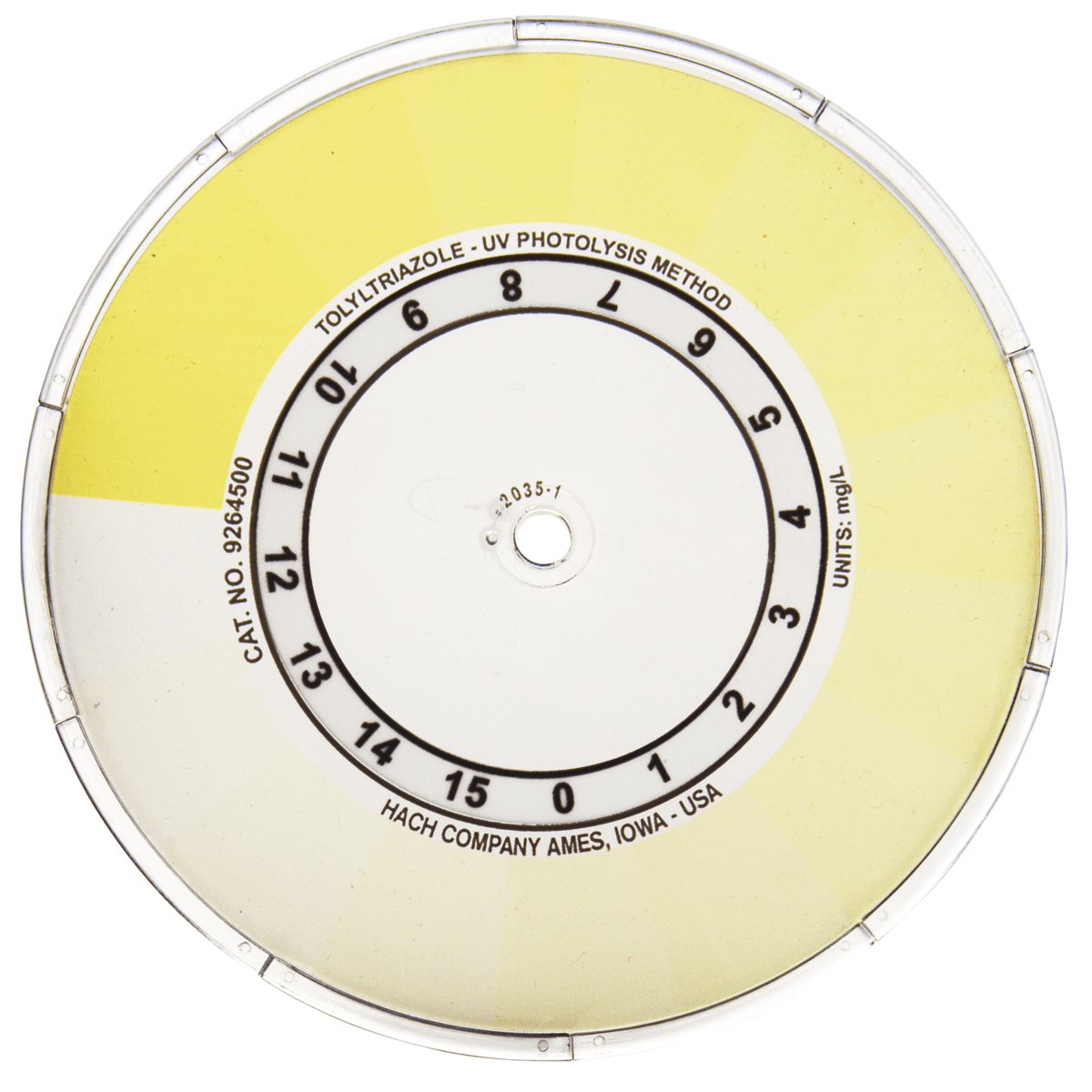 Hach Color Disc, Tolyltriazole, 9264500