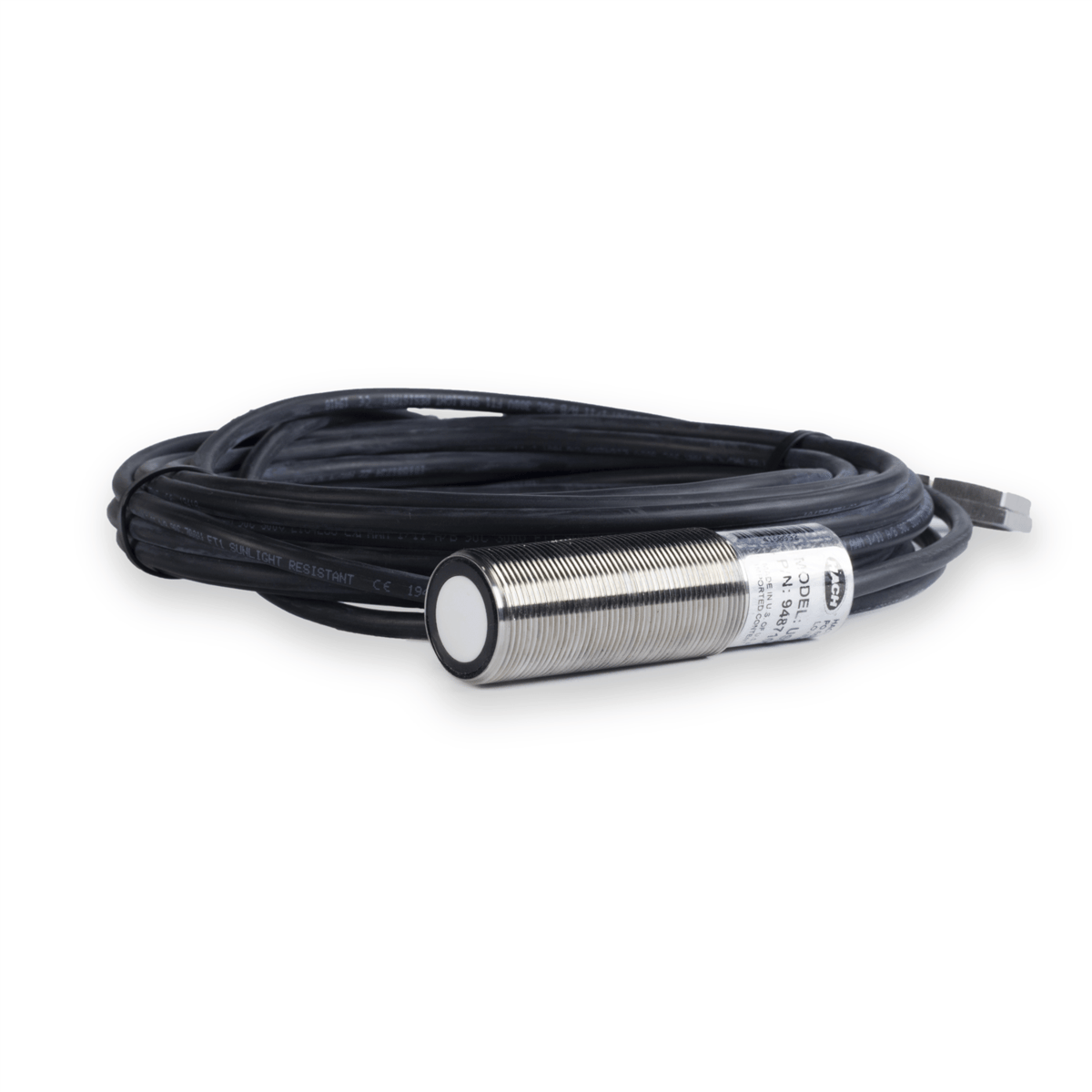 Hach US9001 Ultrasonic Down-Looking Sensor, 30' Cable w/ Connector for Use w/ FL1500 Logger, 9487101