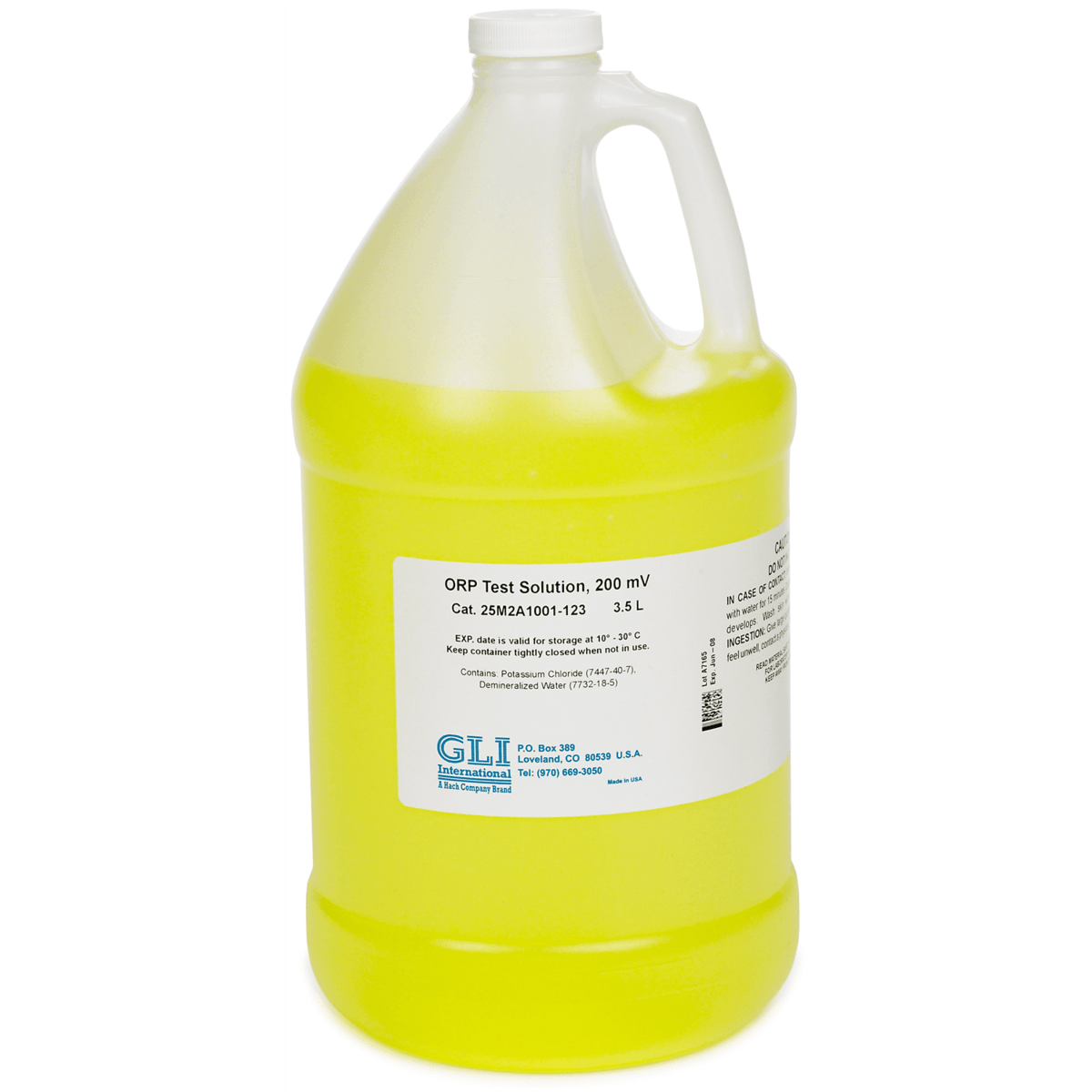 Hach 200 mV ORP Solution, 3.5 L, 25M2A1001-123