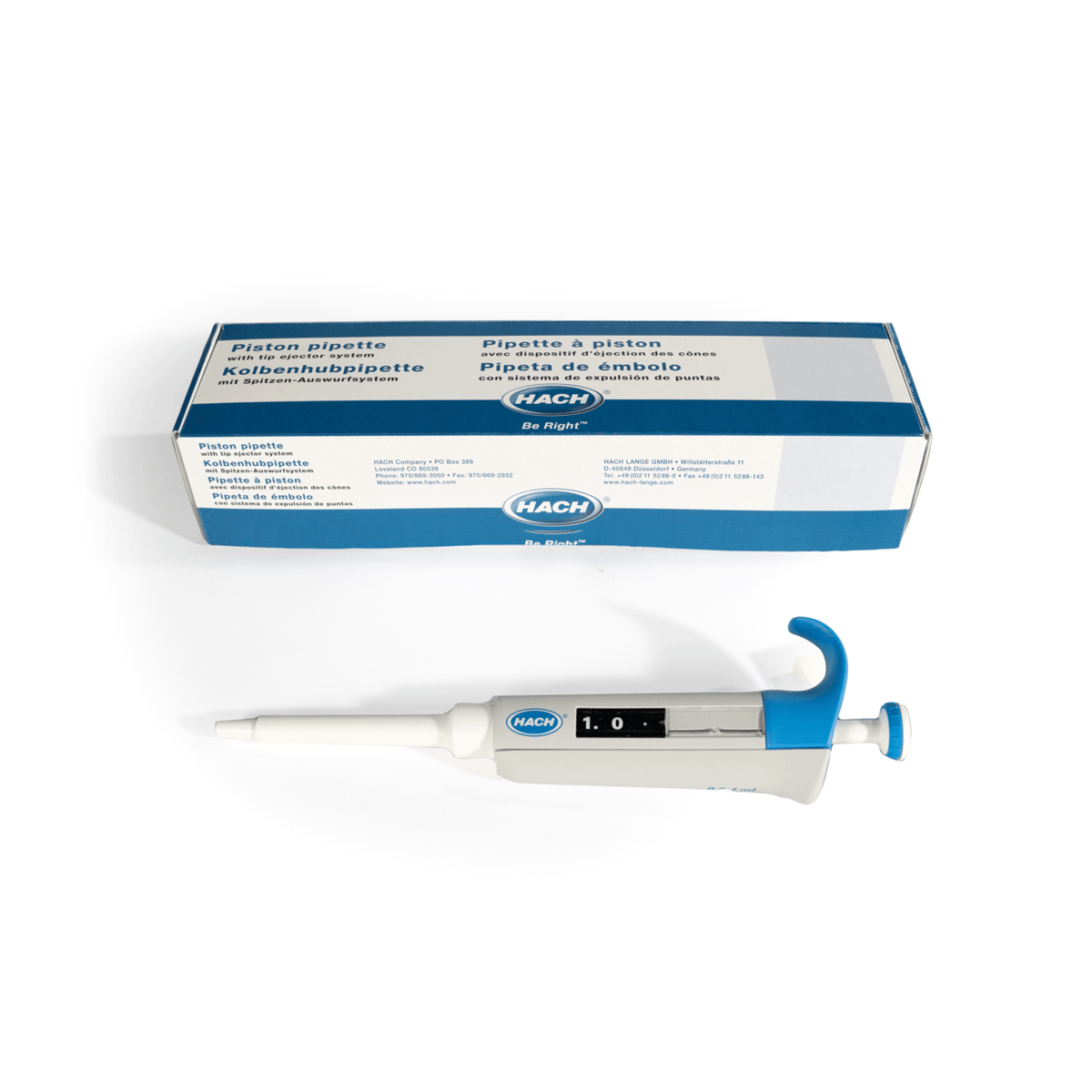 Hach Pipette, Variable volume 0.1-1.0 mL, BBP078