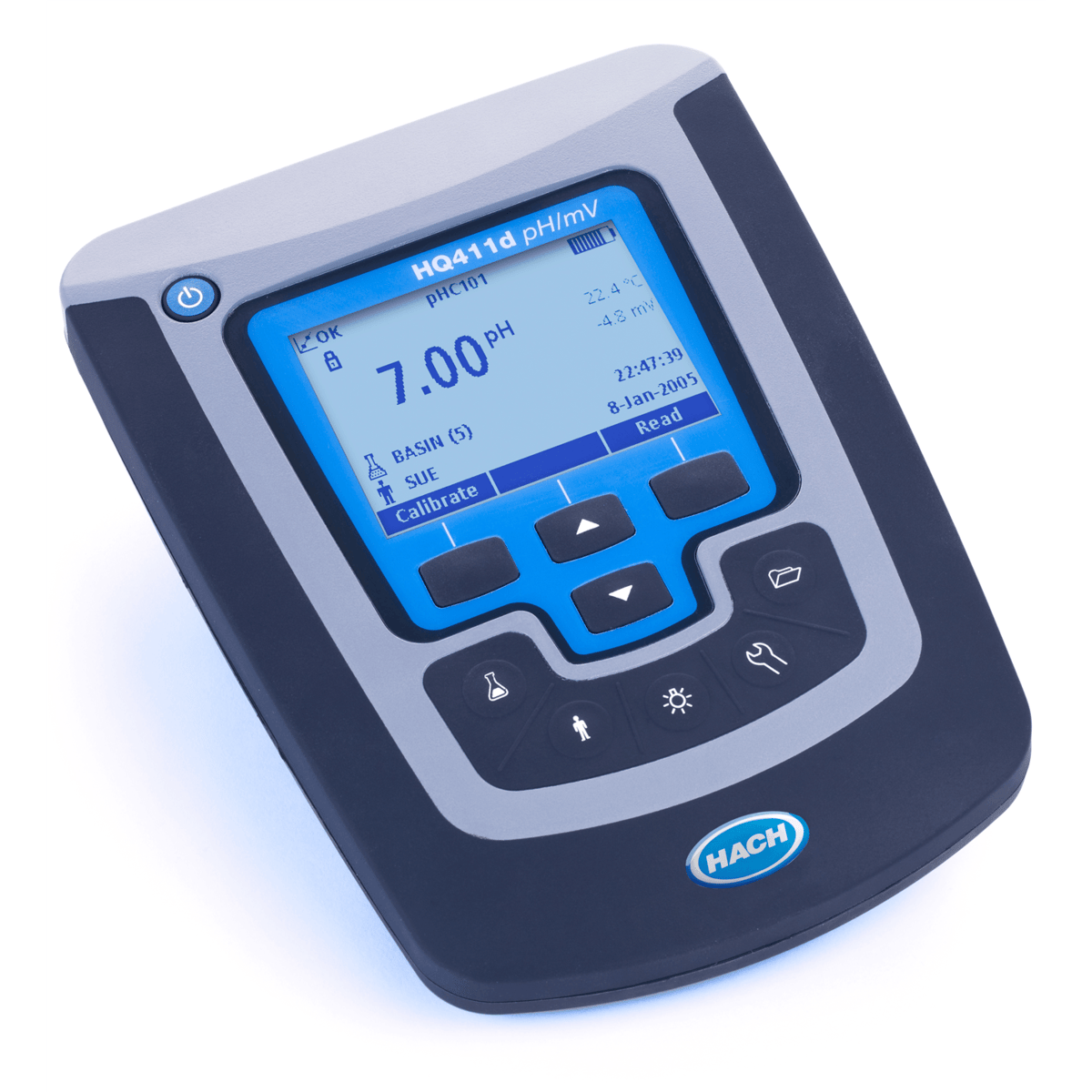 Hach HQ411D Laboratory Single Input, pH/mV Meter - pH & ORP, HQ411D
