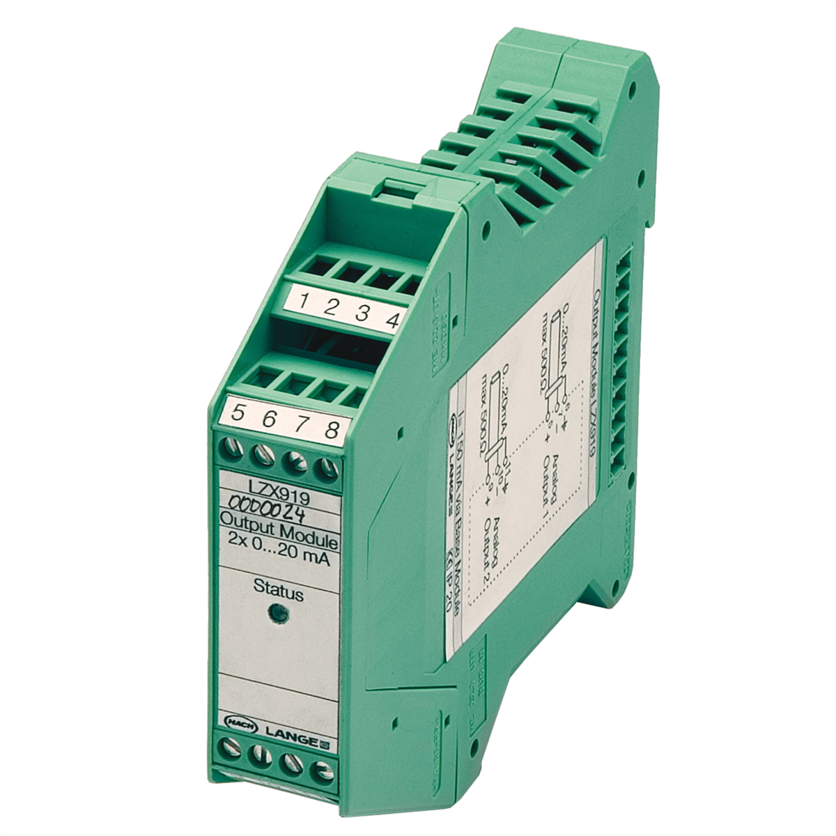 Hach SC1000 Output Module for DIN-Rail Mounting, LZX919