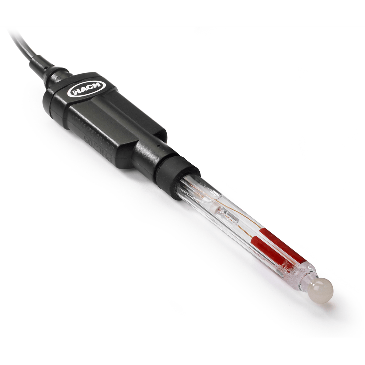 Hach IntelliCAL PHC705 Lab General Purpose RedRod Refillable Glass pH Electrode, 1 m Cable, PHC70501