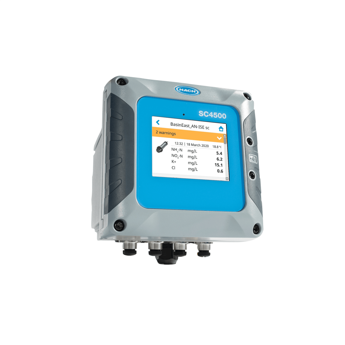 Hach SC4500 Controller, Prognosys, LAN + mA Output, 1 Digital Sensor, 1 mA Input, LXV525.99A1B541