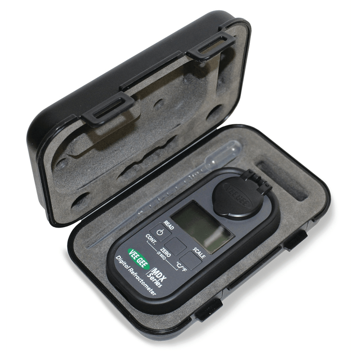 Vee Gee Digital Refractometer, MDX-603, Glycols/Coolant, 4 Scales