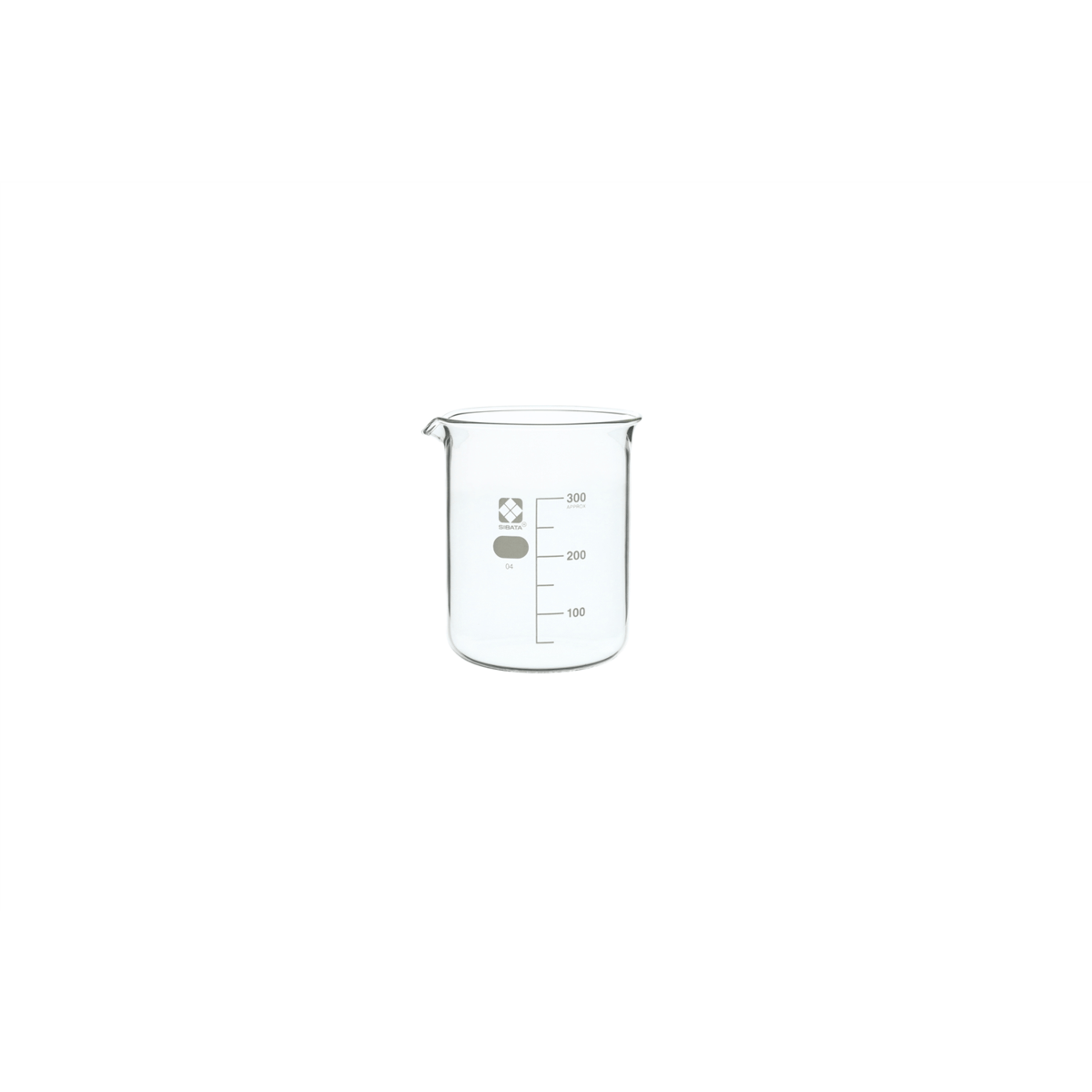 Vee Gee SIBATA Glass Beaker, 300 mL, Pack of 10