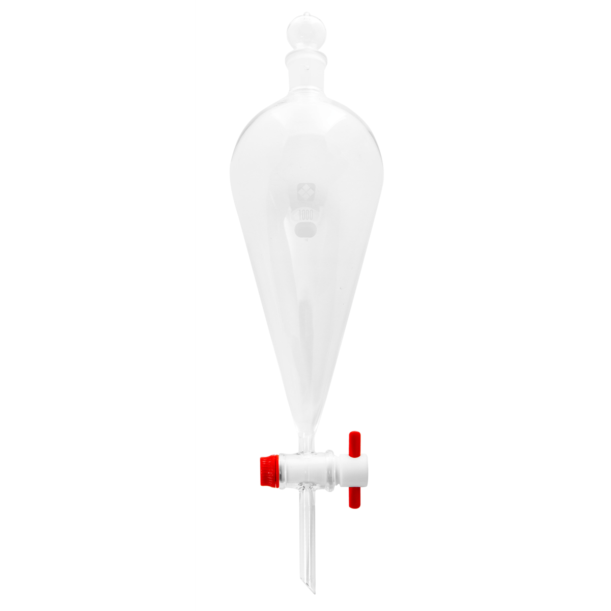Vee Gee SIBATA Glass Separatory Funnel, 1000 mL