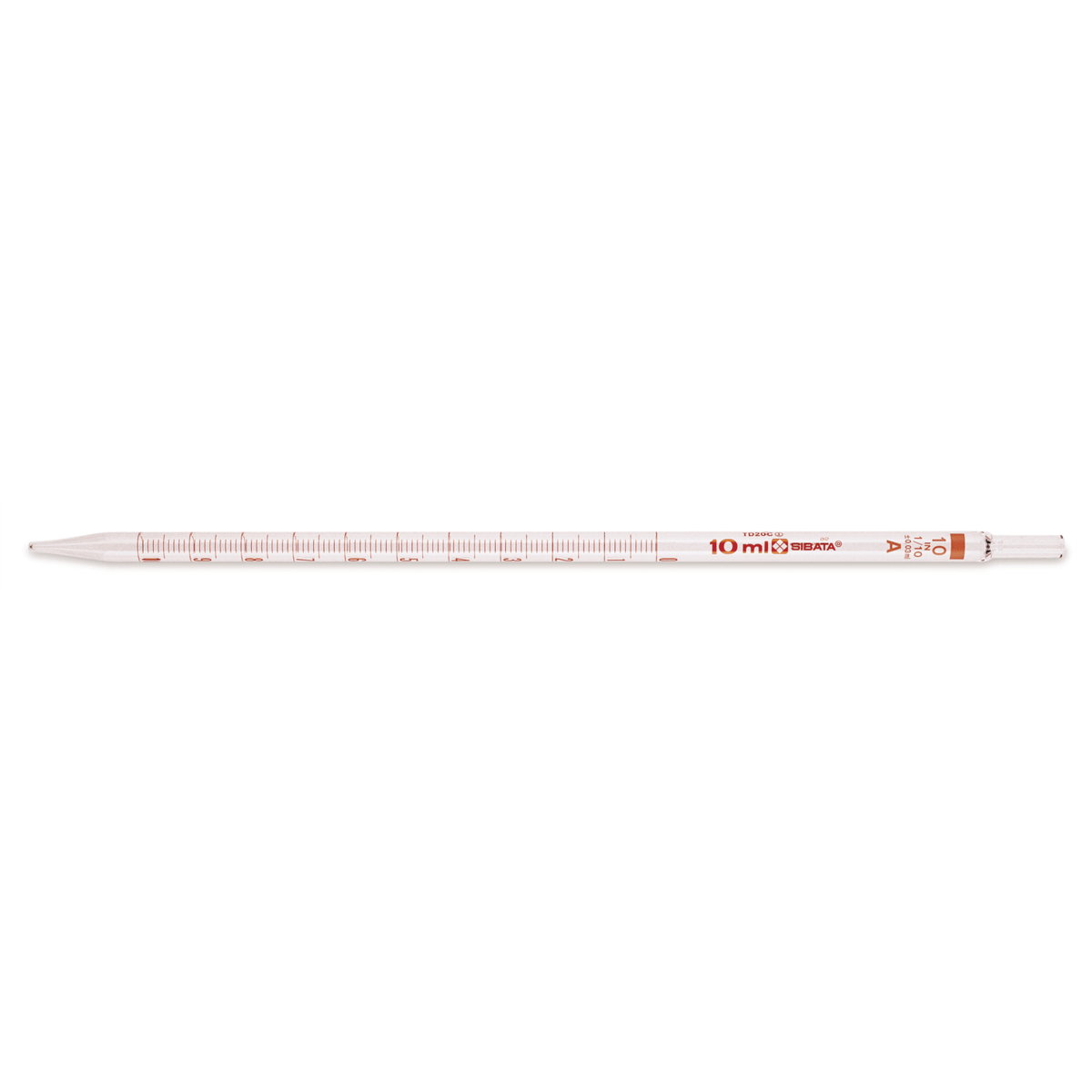 Vee Gee Mohr Measuring Pipets, 10 mL, 0.1 Graduation Interval, Pack of 12