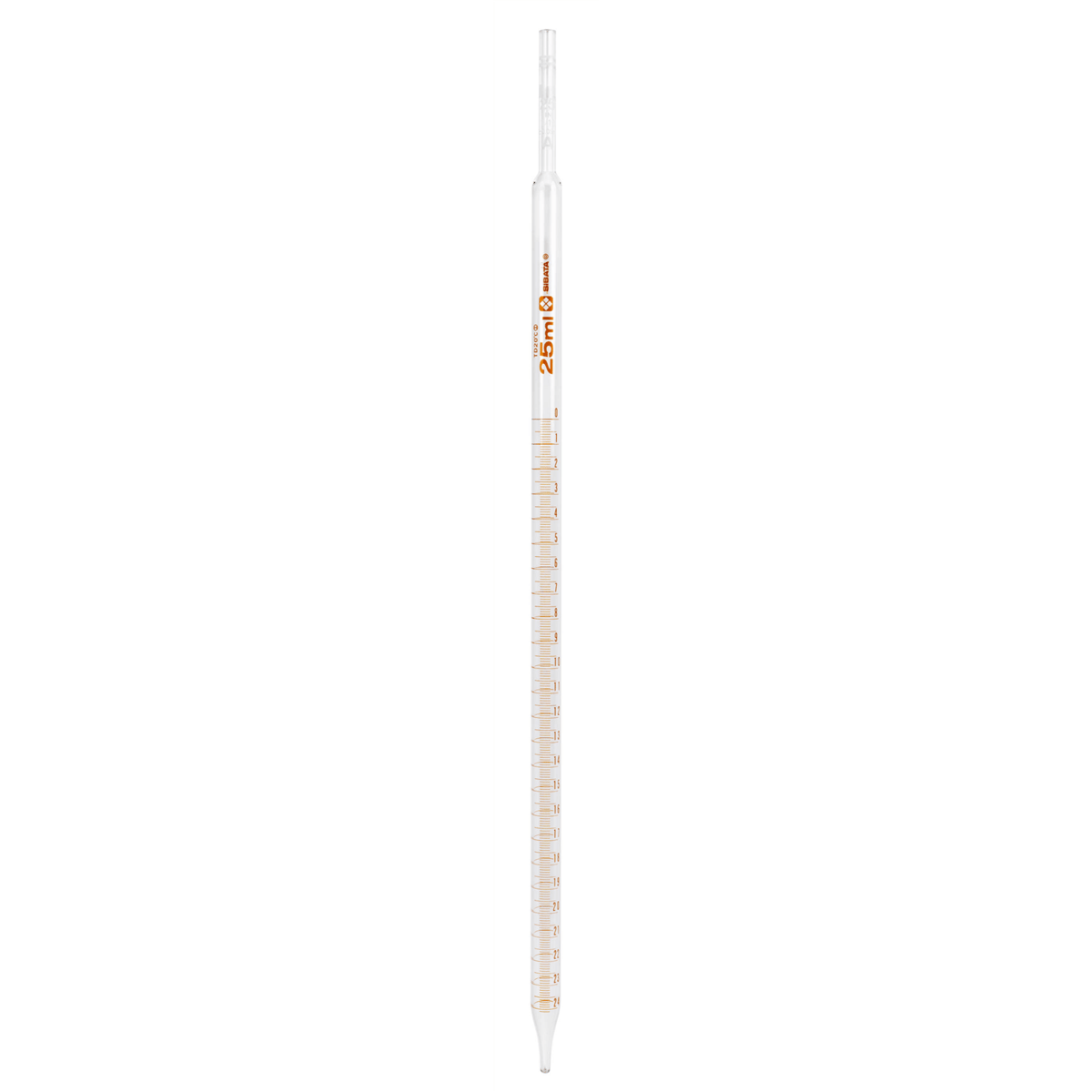 Vee Gee Serological Pipets, 25 mL, 0.1 graduation interval, Pack of 12