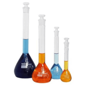 Vee Gee Volumetric Flasks Variety Kit, One Each 10, 25,50, and 100 mL , Pack of 4