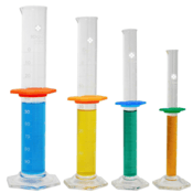 Vee Gee Graduated Cylinders Variety Kit, One Each of 10, 25, 50, and 100 mL, Pack of 4