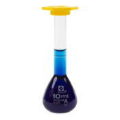 Vee Gee Volumetric Flask, Class A, Snap Cap, 10 mL, Pack of 6