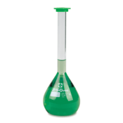 Vee Gee Volumetric Flask, Class A, Snap Cap, 250 mL, Pack of 4