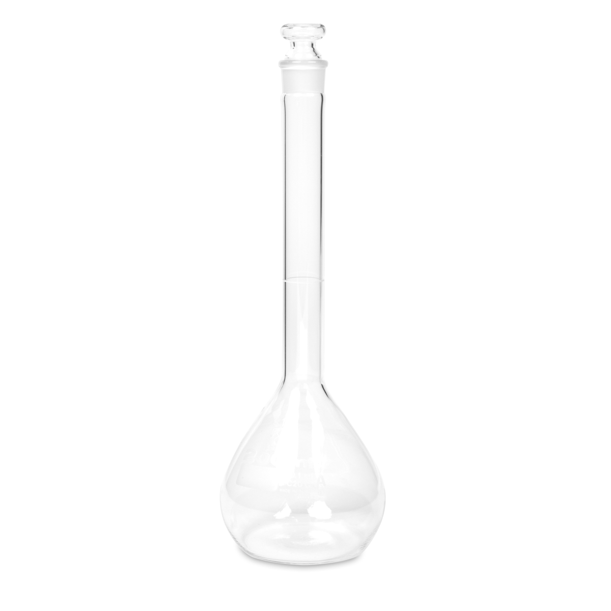Vee Gee Volumetric Flask, Class A, Glass Stopper, 200 mL, Pack of 4
