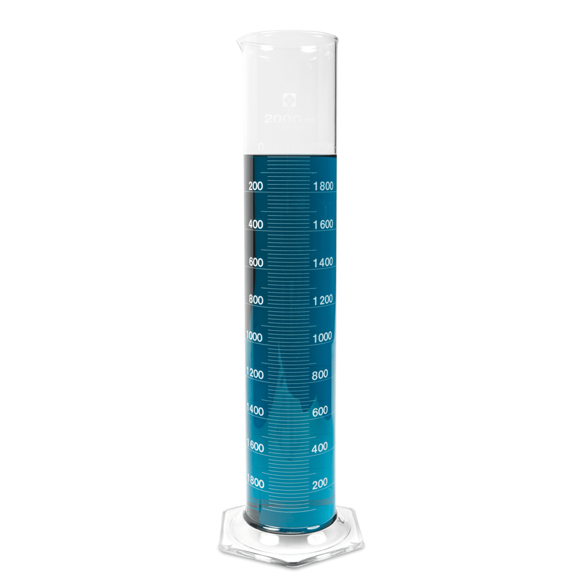Vee Gee Graduated Cylinder, Class B, 2000 mL