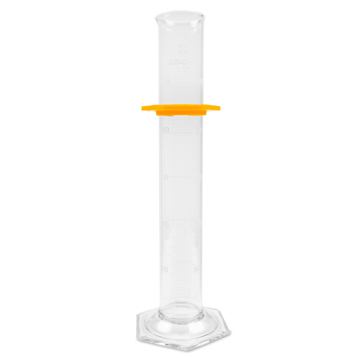 Vee Gee Graduated Cylinder, Class B, 250 mL, Pack of 4