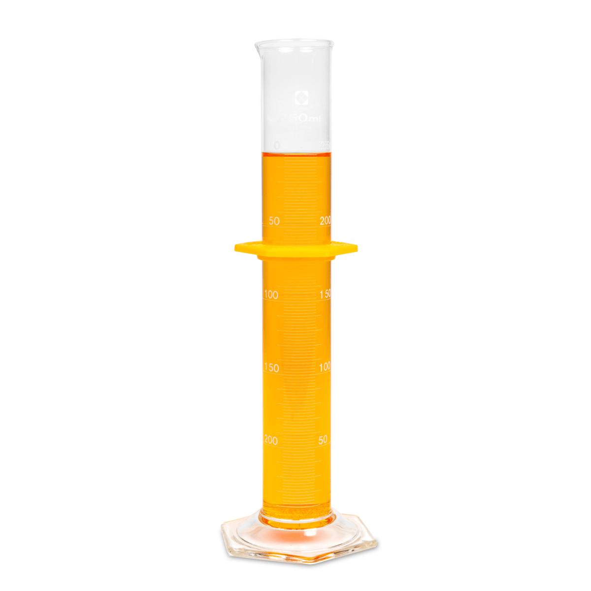 Vee Gee Graduated Cylinder, Class B, 250 mL, Pack of 4