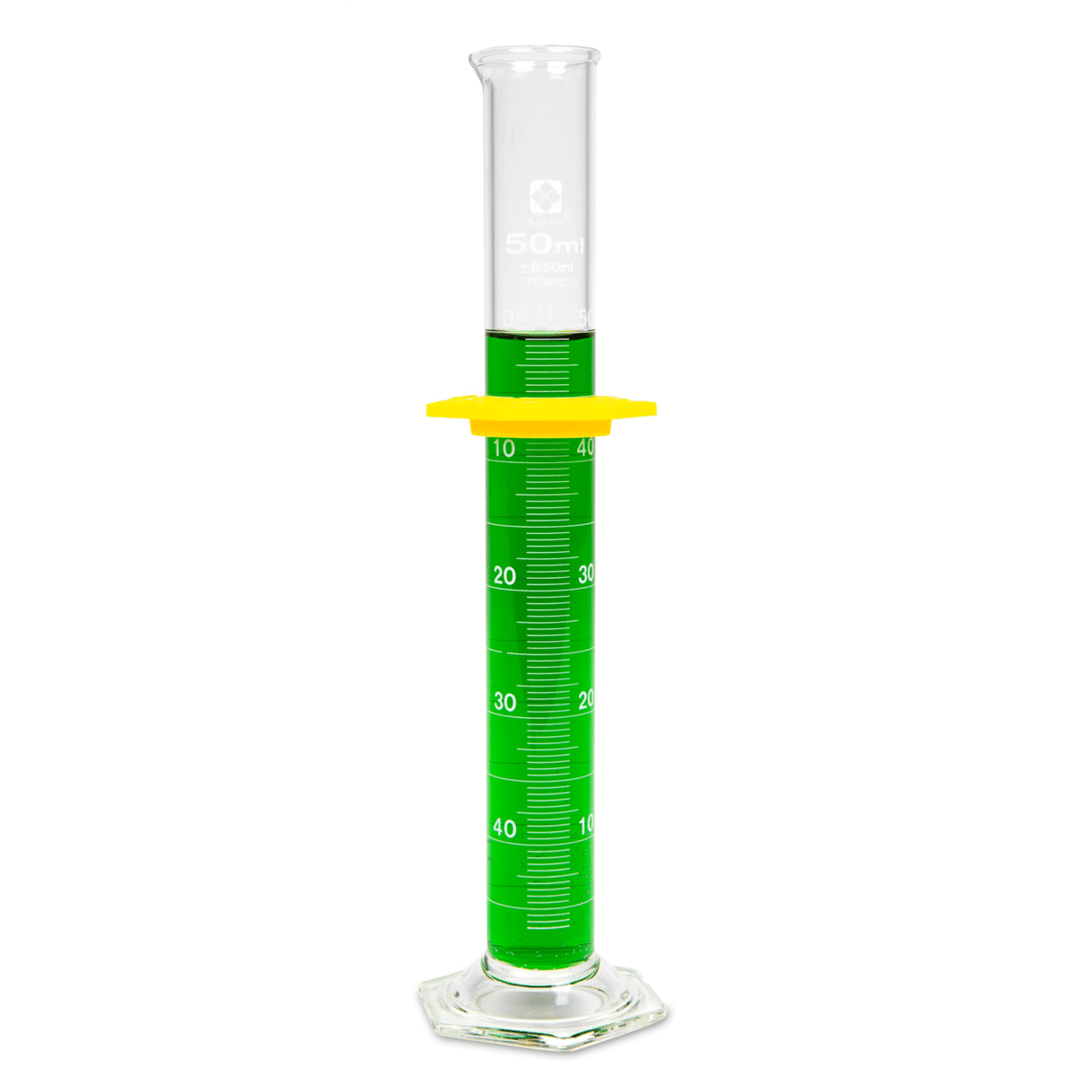 Vee Gee Graduated Cylinder, Class B, 50 mL, Pack of 4