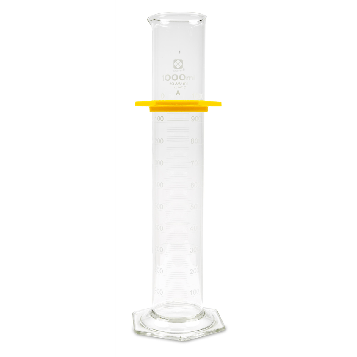 Vee Gee Graduated Cylinder, Class A, 1000 mL, Pack of 2