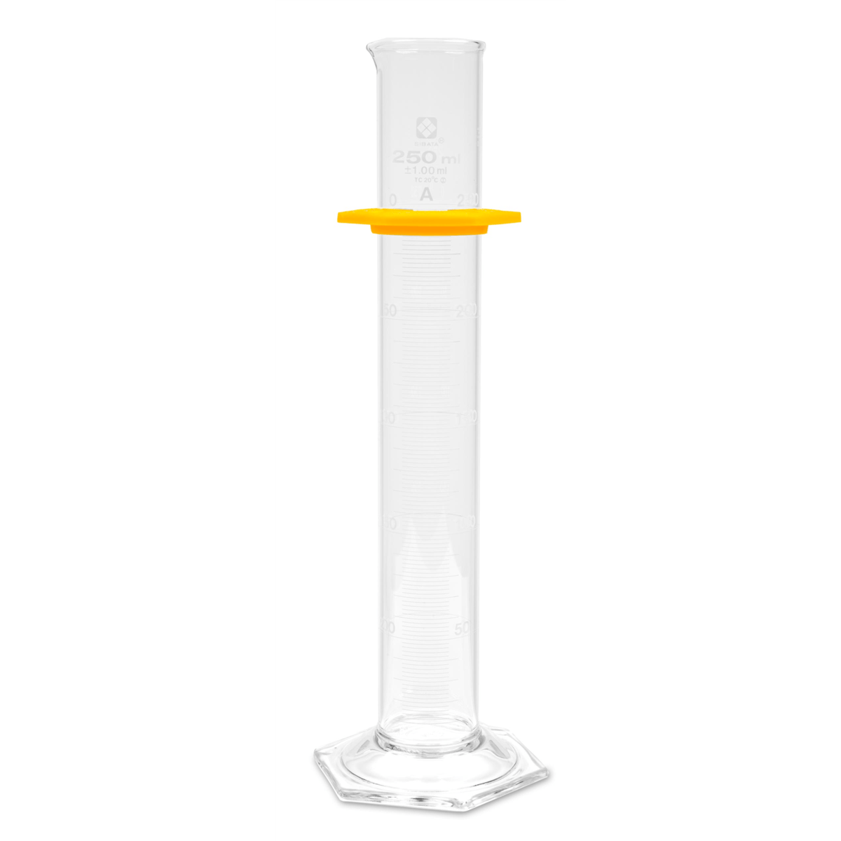Vee Gee Graduated Cylinder, Class A, 250 mL, Pack of 4