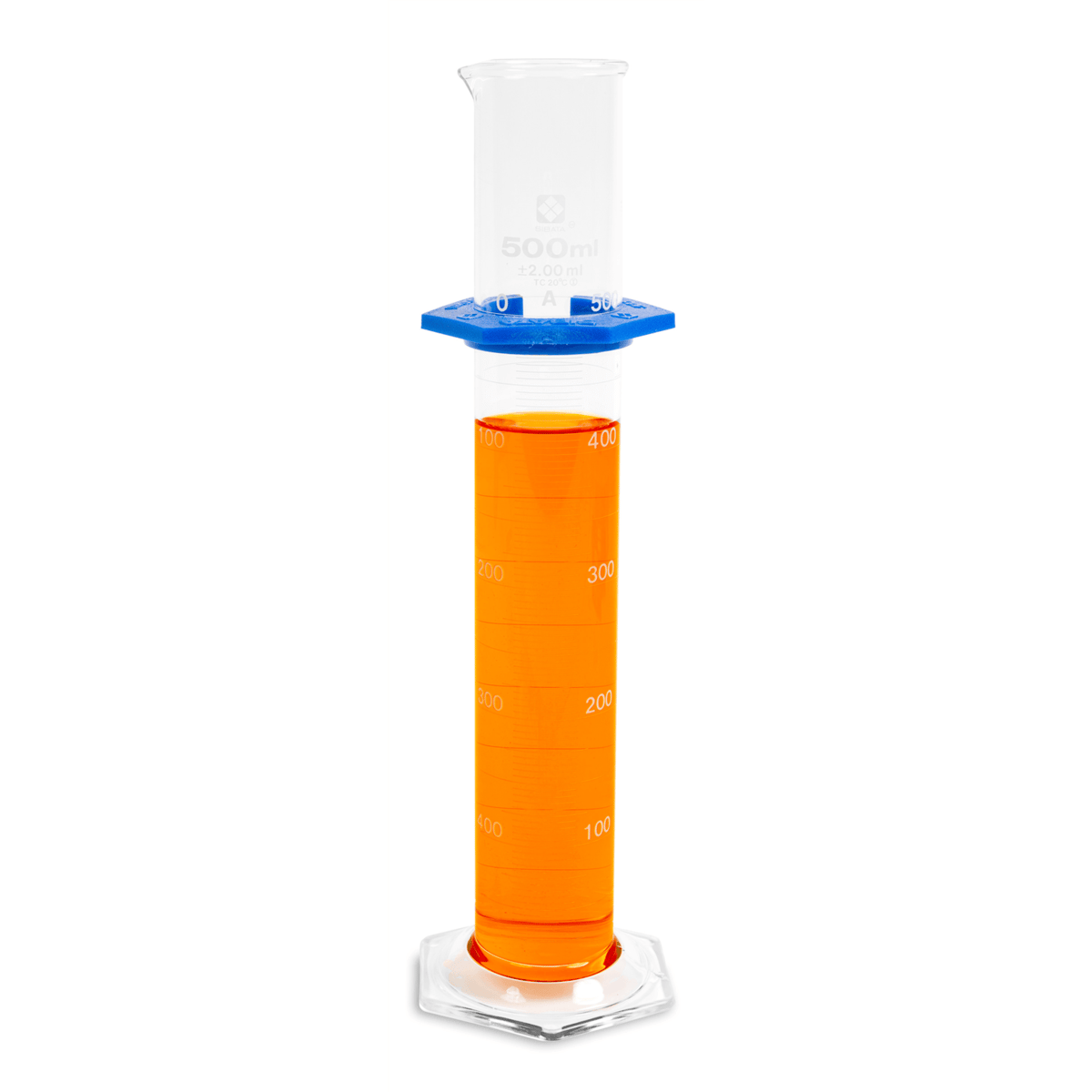 Vee Gee Graduated Cylinder, Class A, 500 mL, Pack of 2