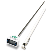 Vee Gee Thermometer, Digital, Dual Scale -50 to 150°C & -58 to 302°F, 12" Stem