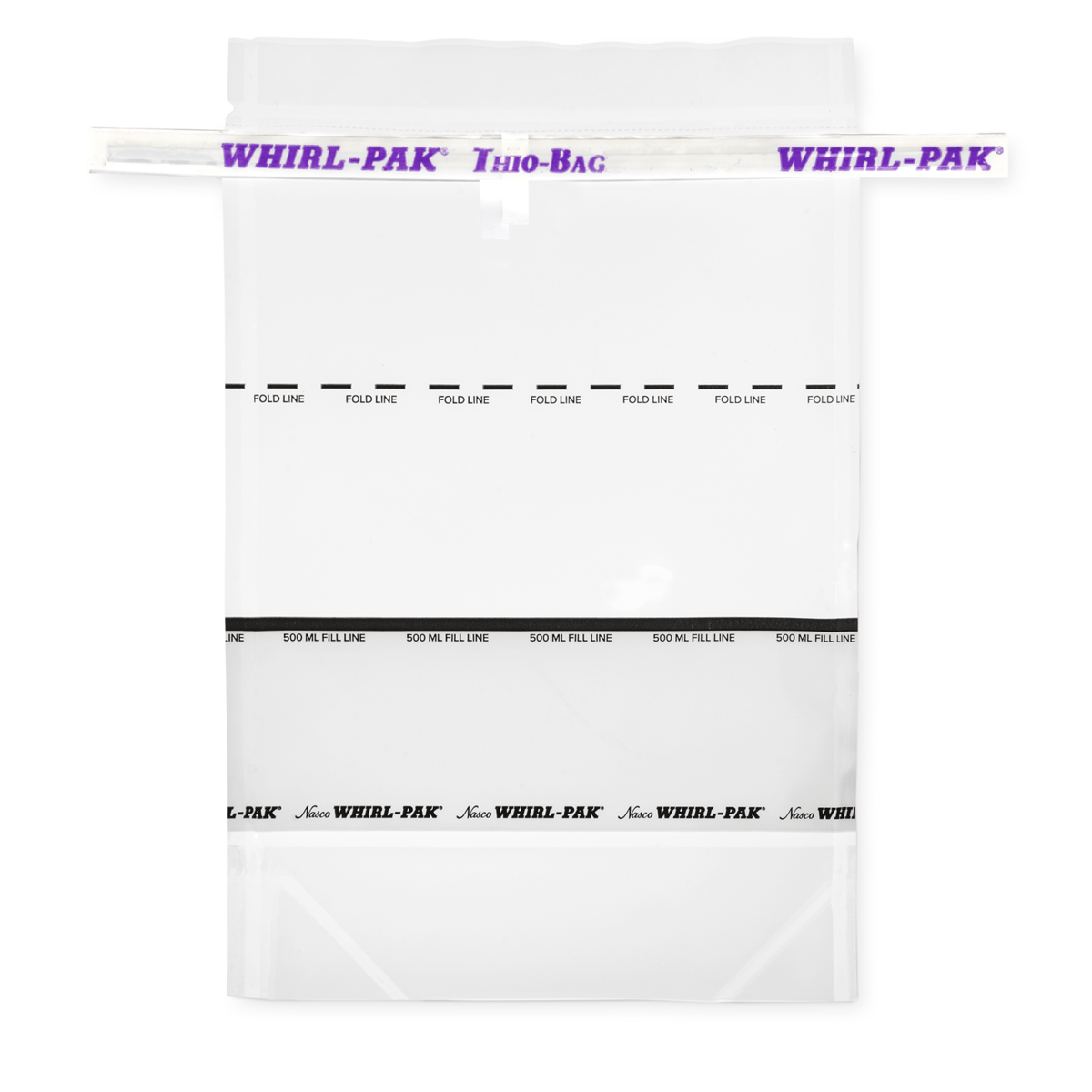 Whirl-Pak® Stand Up Thio-Bags® - 17 oz. (500 ml) - Box of 100