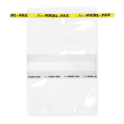 Whirl-Pak® Write-On Bags, 24 oz, 500/Box, Yellow Tape