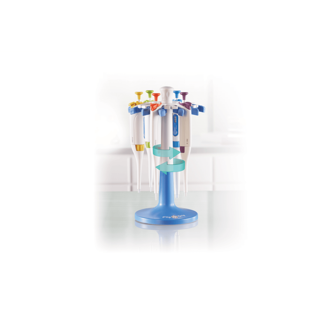 Flip & Grip® Pipette Holder, Blue