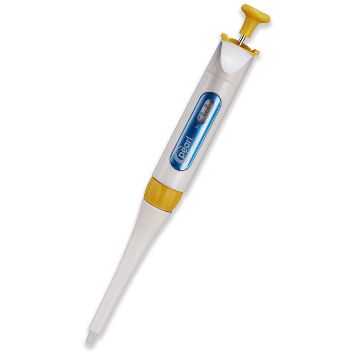 Pearl® Adjustable Micro Pipette 20-200 µL, White/Yellow